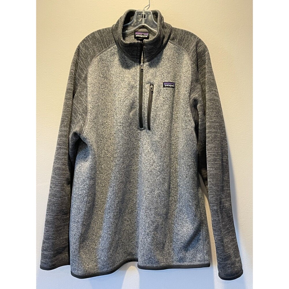 Patagonia Better Sweater 1/4 Zip Fleece XXL 2XL Men’s  Stonewash Gray